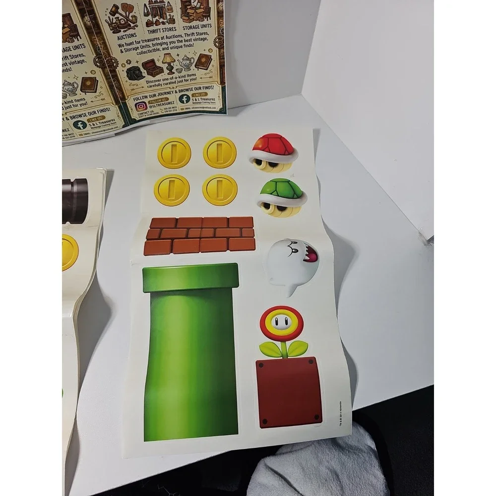 Super Mario Luigi Bros Decals Stickers Wall Decorations Nintendo 2014 Lot Of 4